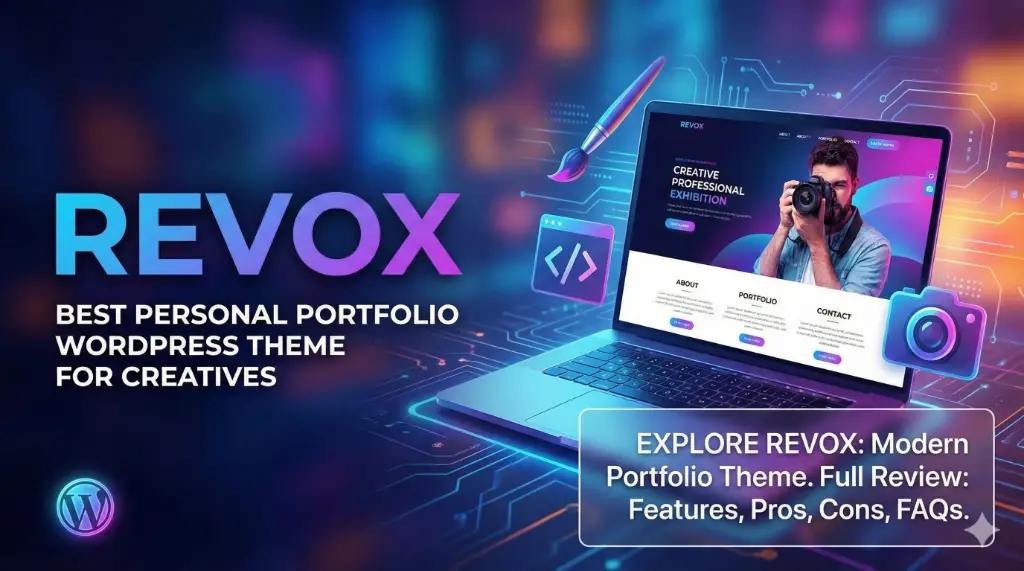 Revox – Personal Portfolio WordPress Theme