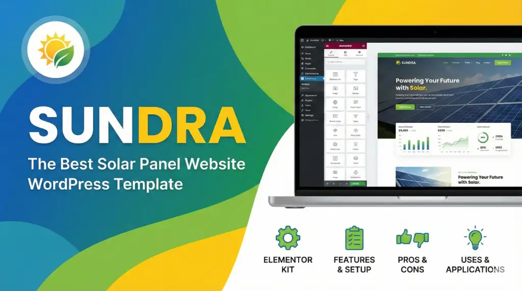 Sundra Template Review| Best Solar Energy Elementor